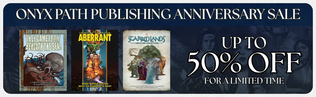 Onyx Path at DriveThruRPG